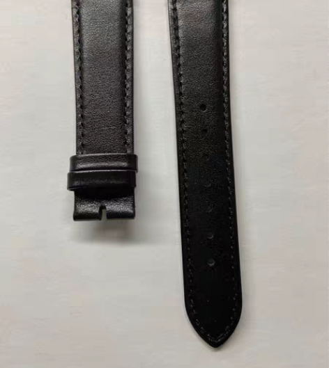 包邮适配飞亚达头层黑色小牛皮 底部防水透气...