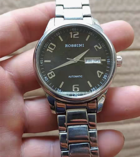 包邮罗西尼男款机械表 自动双日历手表 正常...