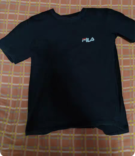 FILA FUSION潮牌男子针织短袖T恤...