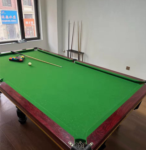 处理台球桌 9尺6腿 木纤板台面 配套用品...