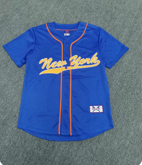 棒球联盟newyork纽约亮蓝色48#棒球...