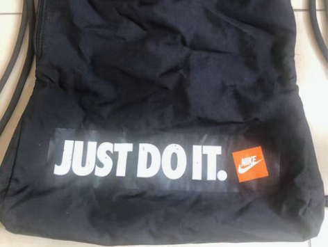 转卖耐克健身束口袋Nike女抽绳包双肩背包...
