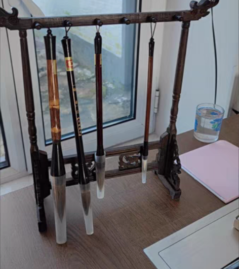 包邮闲置几个毛笔架  龙头毛笔架6挂12针...