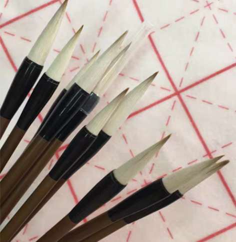 包邮自产自销毛笔/极品纯狼王大中小号联笔 ...