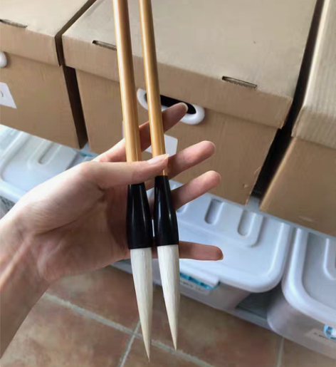 包邮清库存回血，细光峰羊毫大中楷毛笔 竹子...