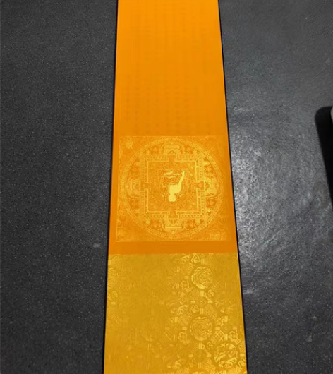 包邮特价处理 心经描红挂轴带礼盒 礼盒上有...