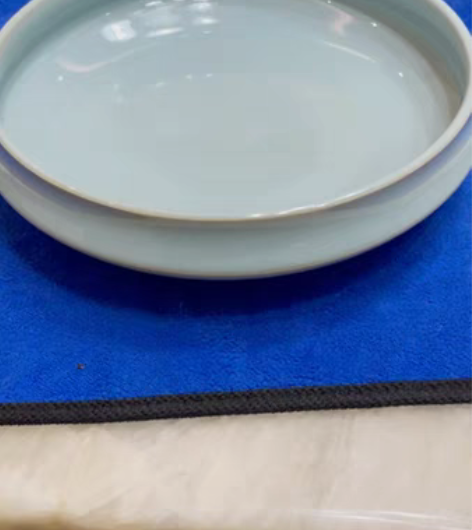 包邮赵圈汝瓷茶洗，一级品，天青釉，手拉坯，...