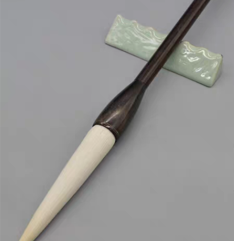 包邮孤品四十几年宿光锋超长锋纯羊，善琏湖笔...