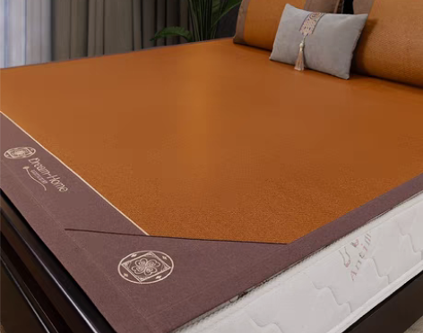 转卖凉席藤席家用冰丝席宿舍双人草席夏季裸睡...