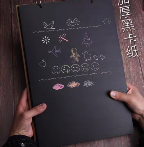 黑纸本子全新DIY相册纪念册绘画册礼品册2...