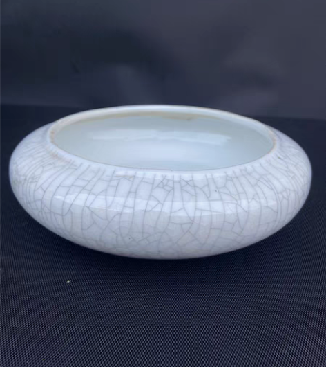 包邮清晚期哥窑开片笔洗 摆件 全品 包邮出...