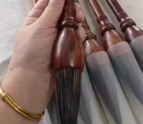 包邮诗情画意，红檀木杆！ 出锋9.0㎝，口...