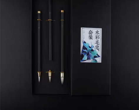 转卖绘物志+水彩国画小楷上色勾线羊兼毫毛笔...