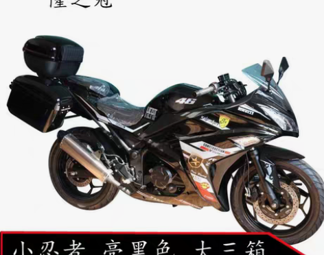 转卖宝雕小忍者V6摩托车边箱 永源350...