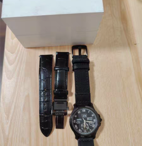 包邮SEIKO精工手表真皮表带，原装真皮表...