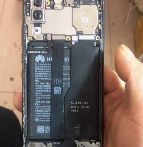 华为p20p20充电红灯不开机屏幕好的拆机...