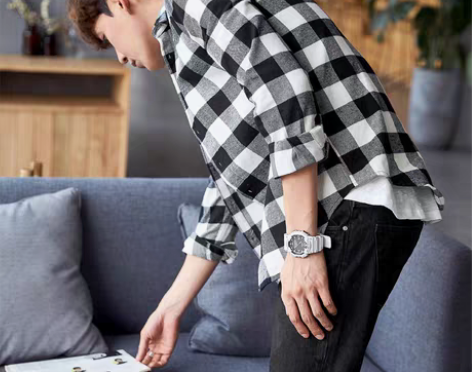 转卖唐狮秋冬格子衬衫男长袖加厚磨毛休闲格子...