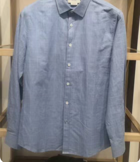 包邮鄂尔多斯三标齐全男衬衫 尺码175-1...