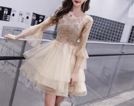 转卖法式小晚礼服女2020新款宴会高贵气质...