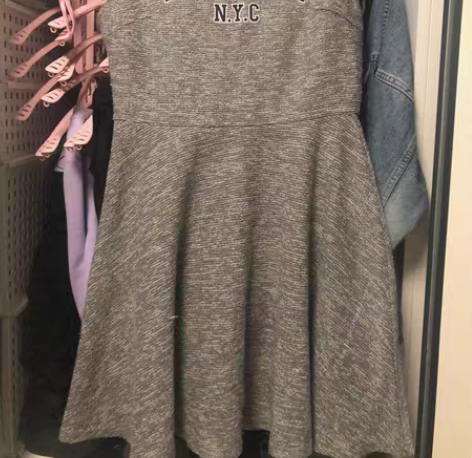 【10不包邮】坎袖学生裙。穿过一些日子,这...