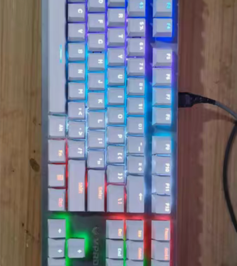 雷柏V500RGB ，黑轴，全触发，改了C...