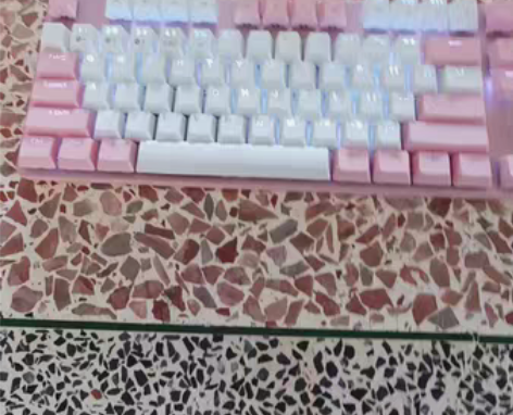 无线三模雷柏机械键盘三模500PRO青轴红...