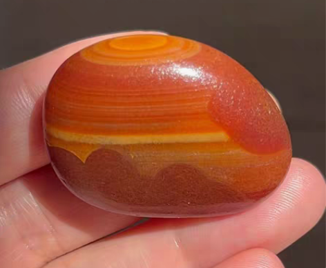 包邮树丛红日｜马达加斯加玛瑙 1 头部红日...