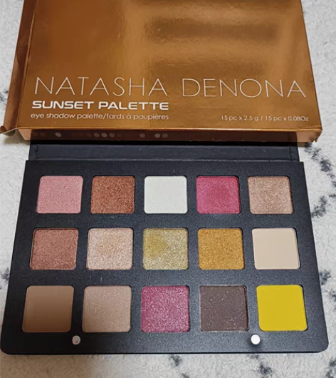 包邮natasha老网红日落盘 仅试色 感...