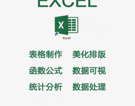 包邮excel 表格制作，函数公式，美化排...