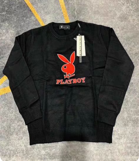 包邮太平鸟 花花公子联名针织衫 老款 正品...