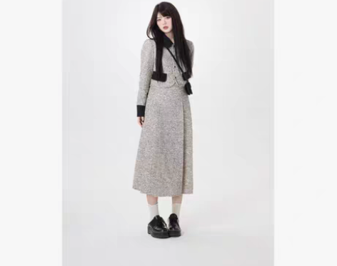 转卖气质名媛小香风套装女秋冬高级感短款外套...