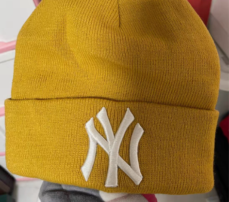 转卖MLB官方 男女帽子NY毛线帽LOGO...