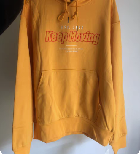 包邮韩版潮流百搭款修身棉服，咖啡色，没穿过...