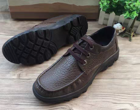 包邮骆驼！商务休闲全真皮套脚男鞋大厂货仔整...