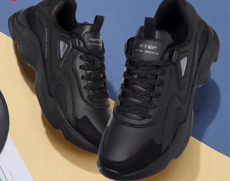 转卖特步男鞋运动鞋2023春季减震跑步鞋皮...