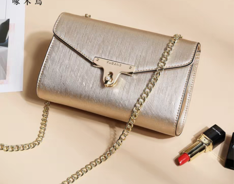 转卖啄木鸟 女包包新款日韩潮时尚链条女包斜...