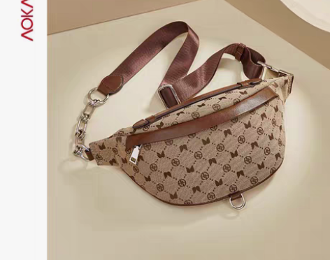 奥康胸包2022新款斜肩包轻奢女包时尚通勤...