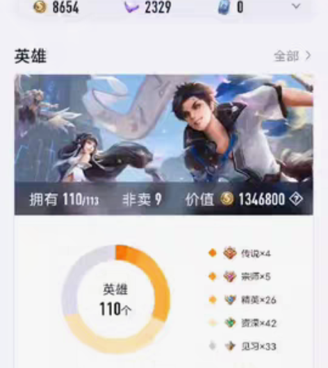 包邮王者安卓q区，吕布天魔缭乱、李白凤求凰...