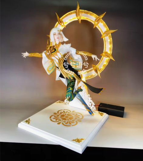 包邮【展示】超轻粘土手办  镜·炽阳神光 ...