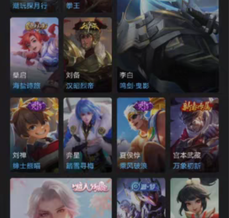 出一个自己用的王者荣耀账号 优质皮肤超级多...