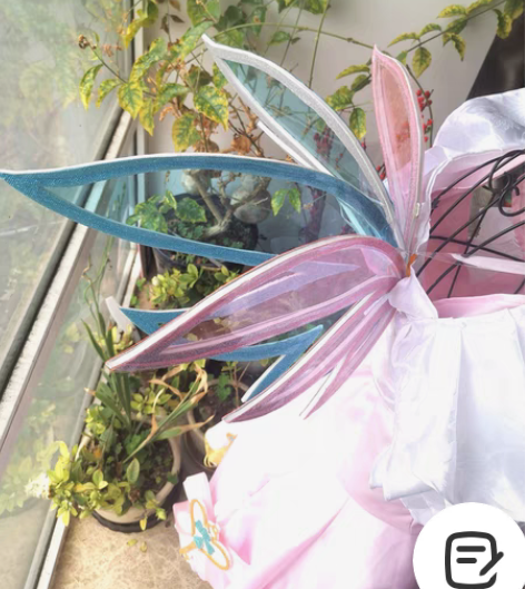 包邮王者cos服时之祈愿瑶翅膀普通版包邮 ...