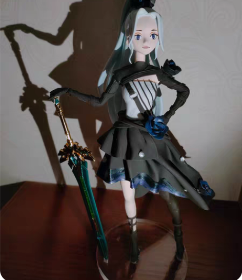 包邮花木兰默契交锋王者粘土手办[含羞] 剑...