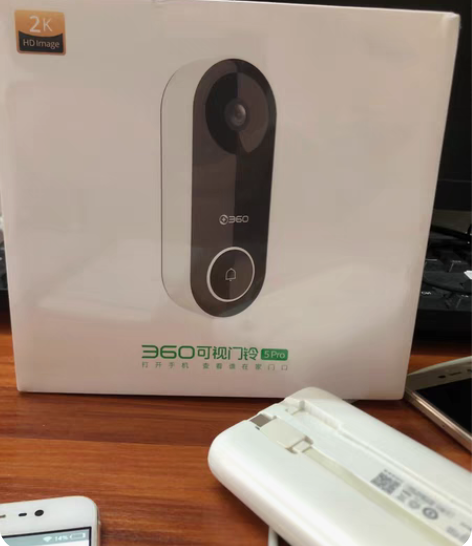 360可视门铃5Pro摄像头全新家用监控摄...