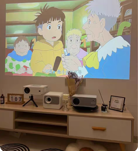 高清家用全新未拆封投影仪4k 投墙无线小型...