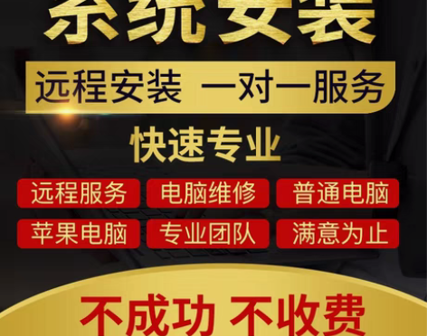 包邮电脑维修 系统重装 远程 故障咨询 修...