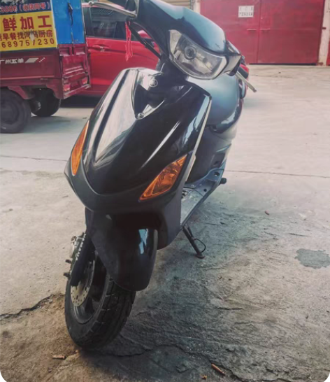 雅马哈巧格踏板，无手续，无牌照。看清楚再咨...