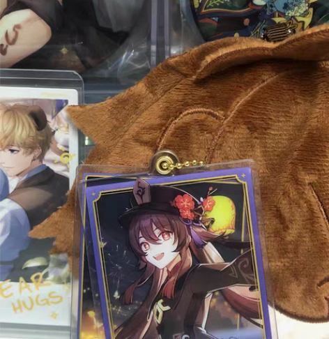 【出】原神胡桃双片亚克力挂件 未撕膜 有原...