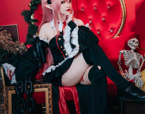 出克鲁鲁cos服s码 除了鞋子全套衣服加假...