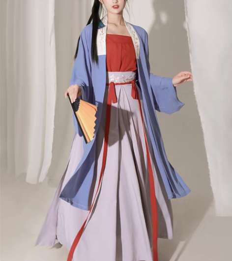 东月棠【清风笺】原创宋制汉服三件套春夏季宋...