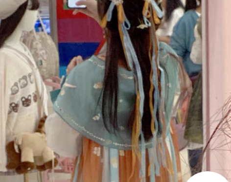 包邮十三余小豆蔻儿瑶遇见神鹿同款汉服国风发...